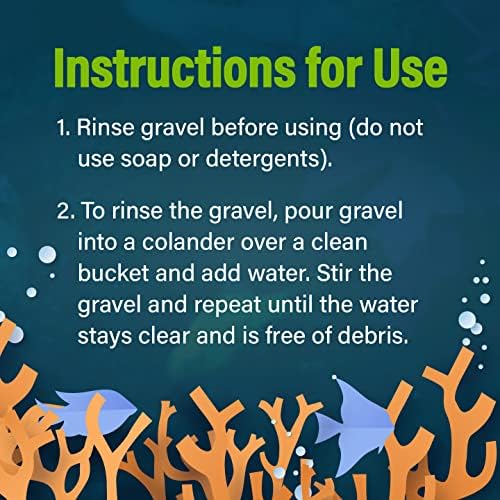 GloFish aquarium gravel glowing under blue LED light