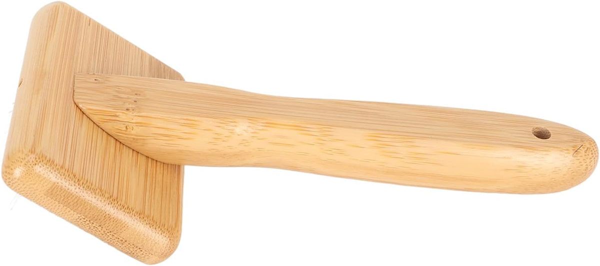 Sheepskin Wool Brush, Macrame Slicker Brush with Air Bag Cushion for Grooming and Removing Shedding (S) - Image 9