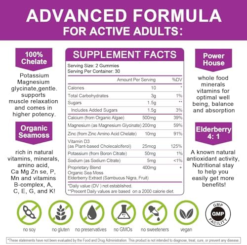 Mulittea 2 pack bone strength gummy supplement bottle