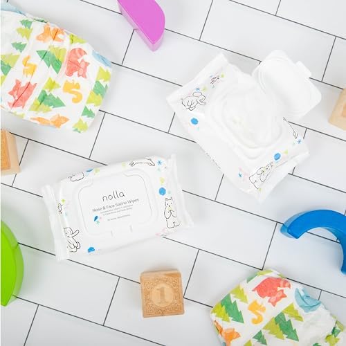 Nolla USA imported baby wipes collection showcasing the soft texture of the plant based sheet.