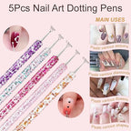 Complete set of manicure tools for gel and acrylic nails