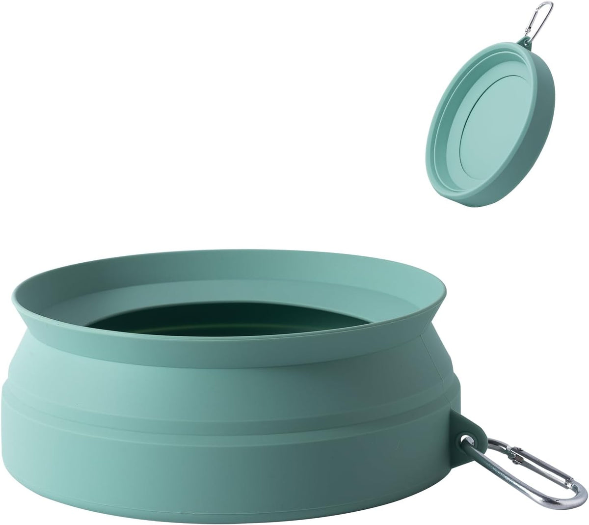 SLSON Spill Proof Dog Water Bowl for Cars,Collapsible No Splash Dog Travel Bowls Integrated Molding Portable Pet Bowl for Vehicle Road Trip Truck,RV,SUV,Boat Accessories (Cold Grey) - Image 12