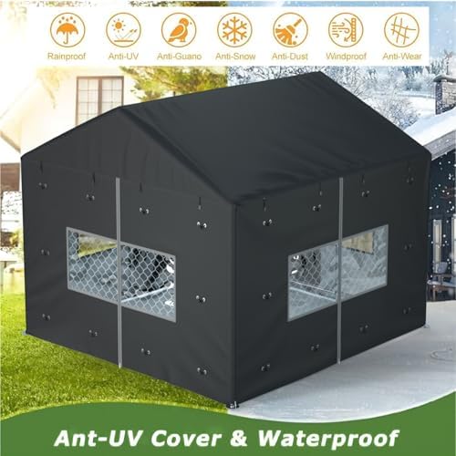 Lybosh full coverage UV resistant dog cage protection top view