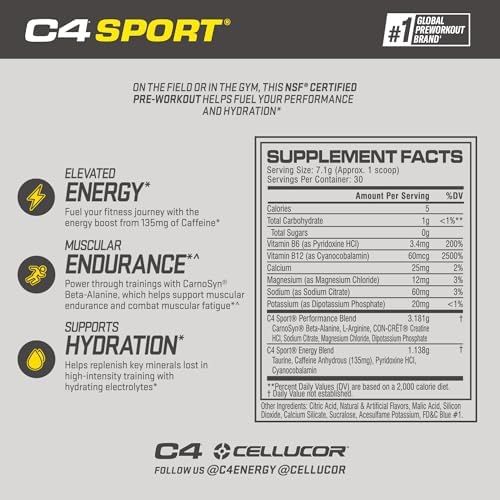 Energy supplement with caffeine and beta-alanine for explosive gym performance