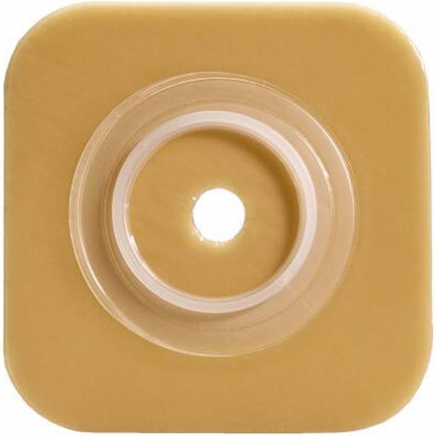 ConvaTec Sur-Fit Natura Stomahesive Cut-To-Fit Wafer front view ostomy skin barrier.