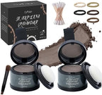 Two containers of Comdian hairline powder with sponge applicators