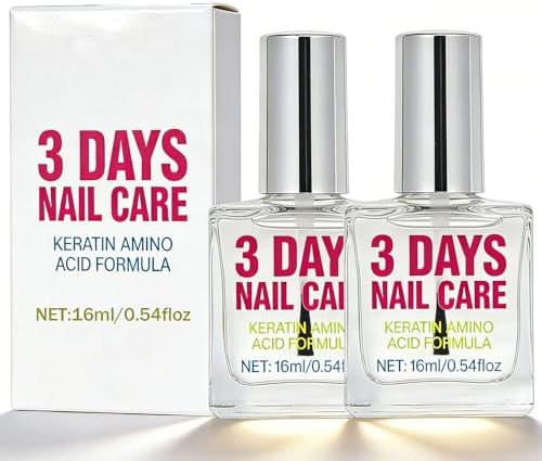 Close up of 3 Days Nail Care keratin formula applicator