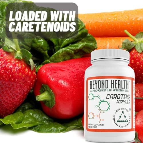Beyond Health Carotene Formula antioxidant softgels capsule view