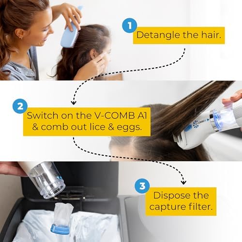V-Comb A1 premium imported personal care device close up view