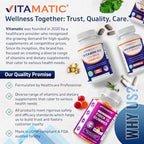Vitamatic herbal mood support capsule bottle highlighting 2 percent standardized kavalactones