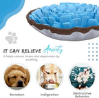 Friendly Barks snuffle mat showing suction cup base detail