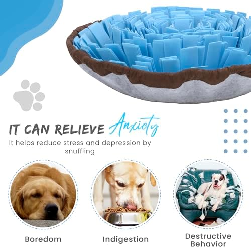 Friendly Barks snuffle mat showing suction cup base detail