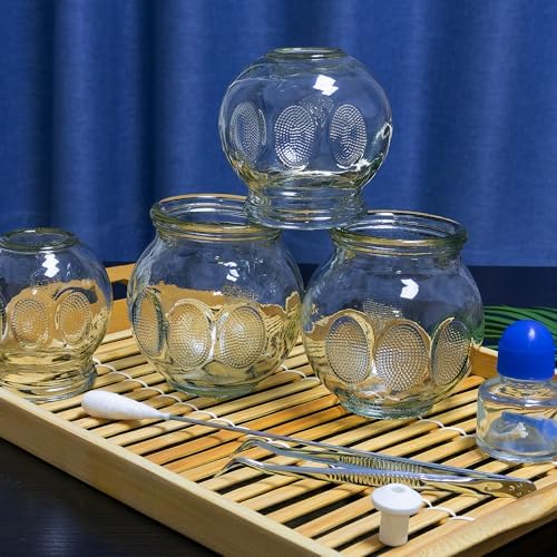 Tenchi complete glass cupping set packaged for professional holistic practice