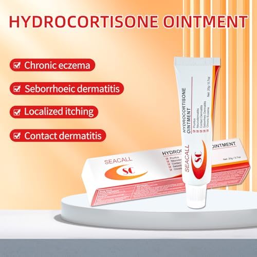 Seacall anti itch ointment packaging showing usage indications for eczema and dermatitis.