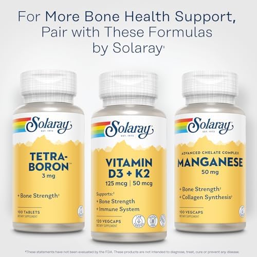 Solaray 120 vegetable capsules bottle displayed against a clean background