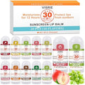 Visrie sunscreen lip balm front view packaging
