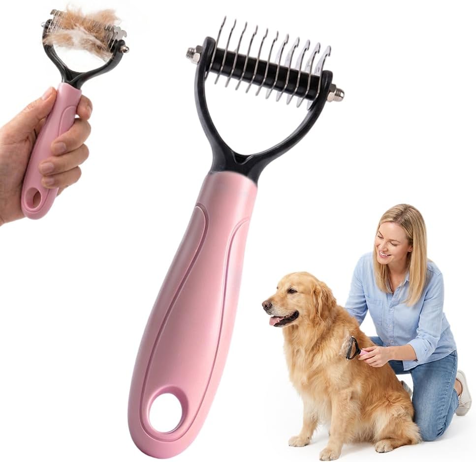 Premium double sided pet comb packaging and product overview
