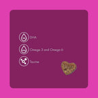 Get Naked cat treats packaging highlighting DHA Omega 3 ingredients