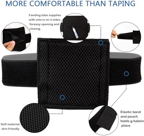 ENLUNTRA peritoneal dialysis belt with integrated mesh sponge pad for skin protection
