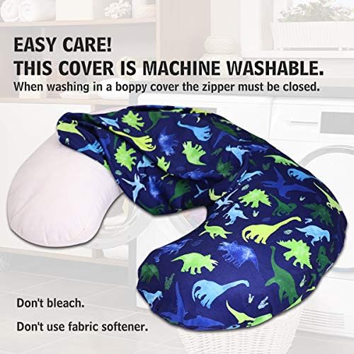Convenient machine washable nursing pillow cover for infant boys and girls