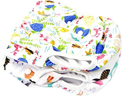 Langsprit eco friendly baby swim diaper collection packaged as a baby shower gift set