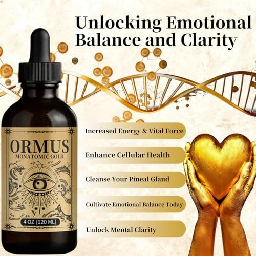 Ljoqm Liquid Gold Organic supplement 4 fluid ounces bottle