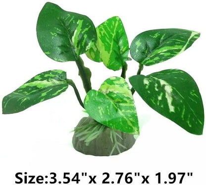 EDGCTYU betta safe artificial plants showing the combination of tall and small grass pieces