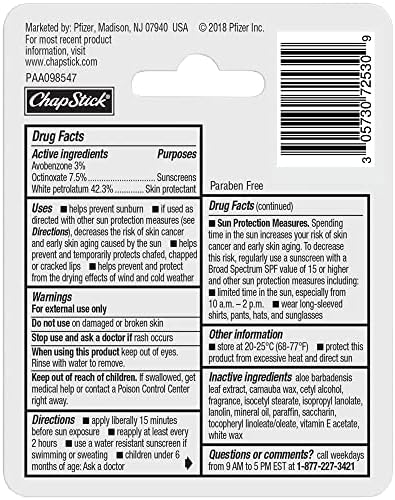 Chapstick Lip Pack Moisturizer-3, White - Image 4