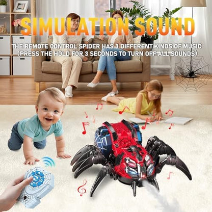 Gaietydiy robot spider in action for kids