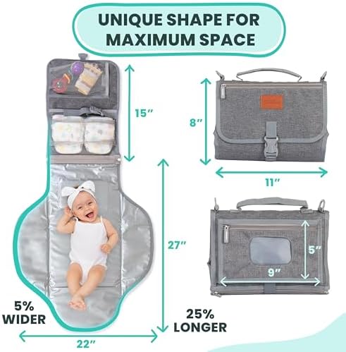 Waterproof baby changing surface detail