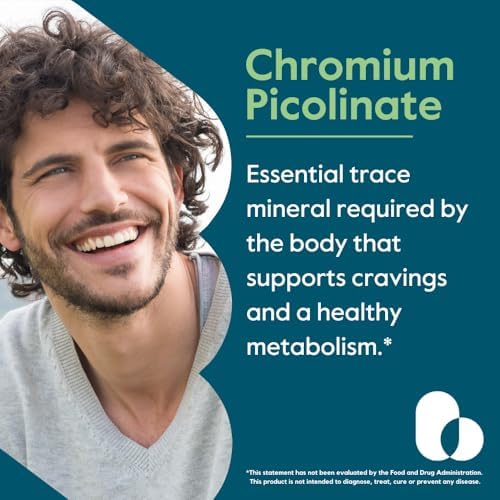 Bestvite Chromium Picolinate 240 vegetarian capsules container for blood sugar support