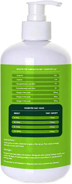 Heapets authentic USA imported pure fish oil supplement bottle displayed on a clean background.