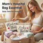 Sahjzk mommy and baby pouches displayed as a gift set