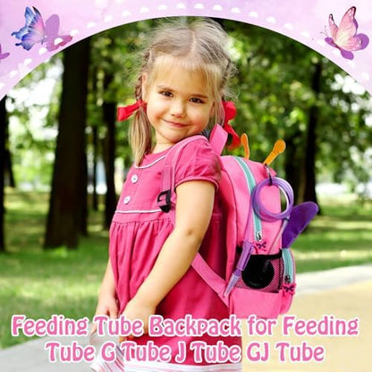 SilTriangle pediatric G tube accessory bag showing premium aluminum alloy zipper pulls and hardware