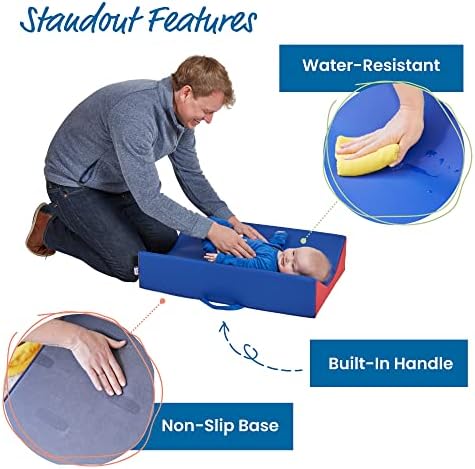 ECR4Kids baby changing pad on changing table
