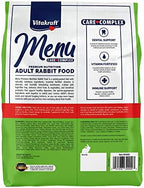 Vitakraft rabbit food alfalfa pellets and vegetable blend close up