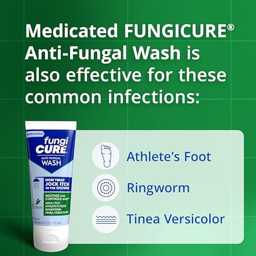 FungiCure jock itch treatment soap lathering for shower use