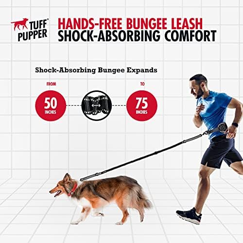 Tuff Pupper reflective dog leash for nighttime safety