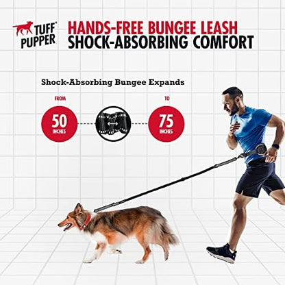 Tuff Pupper reflective dog leash for nighttime safety