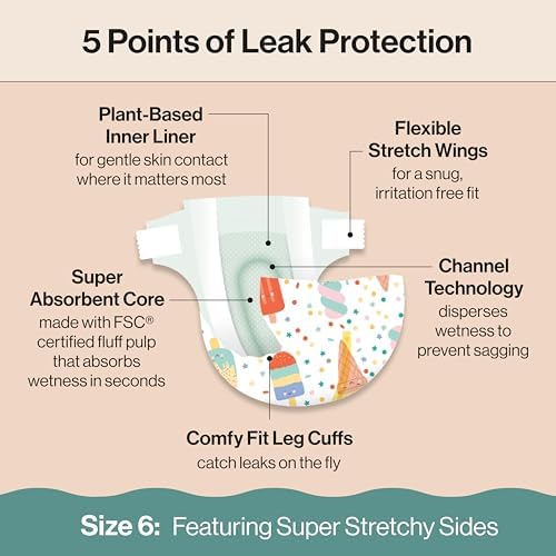 The Honest Company Comfort Dry diapers seasonal prints