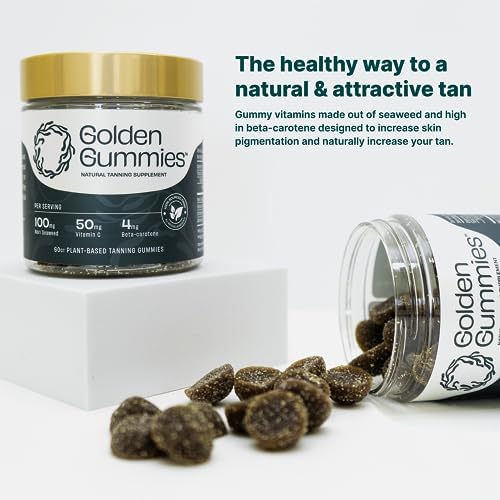 RE/SKIN antioxidant rich golden tanning gummies for skin radiance