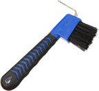 Professional horse hoof pick with ergonomic grip