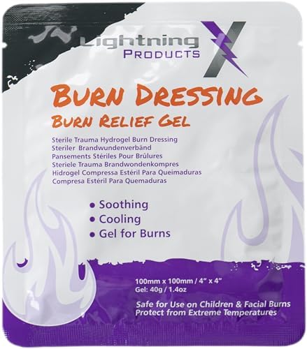 Hydrogel saturated foam pad showing non-adherent texture for burn care