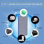 Side angle of the thick cut-to-fit sponge sheet for fish tank filtration.