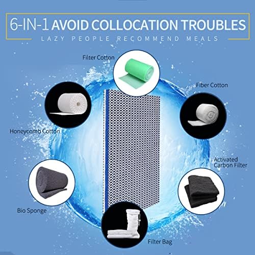 Side angle of the thick cut-to-fit sponge sheet for fish tank filtration.