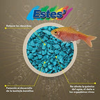 Spectrastone turquoise aquarium gravel texture display
