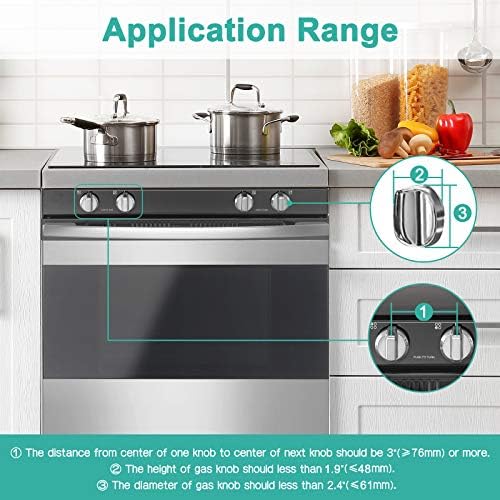 Child safety kitchen kit with five knob covers and one oven lock