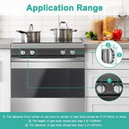 Child safety kitchen kit with five knob covers and one oven lock