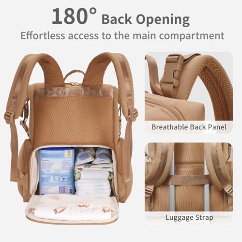 CEI-CEI baby bag interior compartments and laptop sleeve detail.