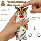 Premium anti escape small animal grooming wrap for hamsters and guinea pigs.